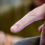 Carla Murdoch at work in her studio 2019